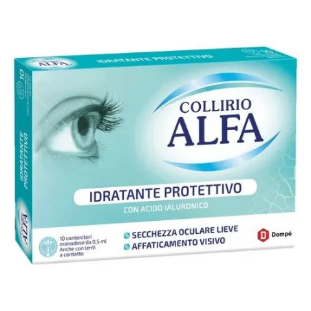 COLLIRIO ALFA IDRATANTE PROTETTIVO 10 FLACONCINI MONODOSE - Farmacia Nuova Dr.ssa Gabriella Catellani