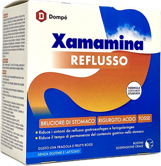 XAMAMINA REFLUSSO 25 BUSTINE - Farmacia Nuova Dr.ssa Gabriella Catellani