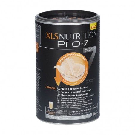 XLS NUTRITION PRO 7 SHAKE BRUCIAGRASSI 400 G - Farmacia Nuova Dr.ssa Gabriella Catellani