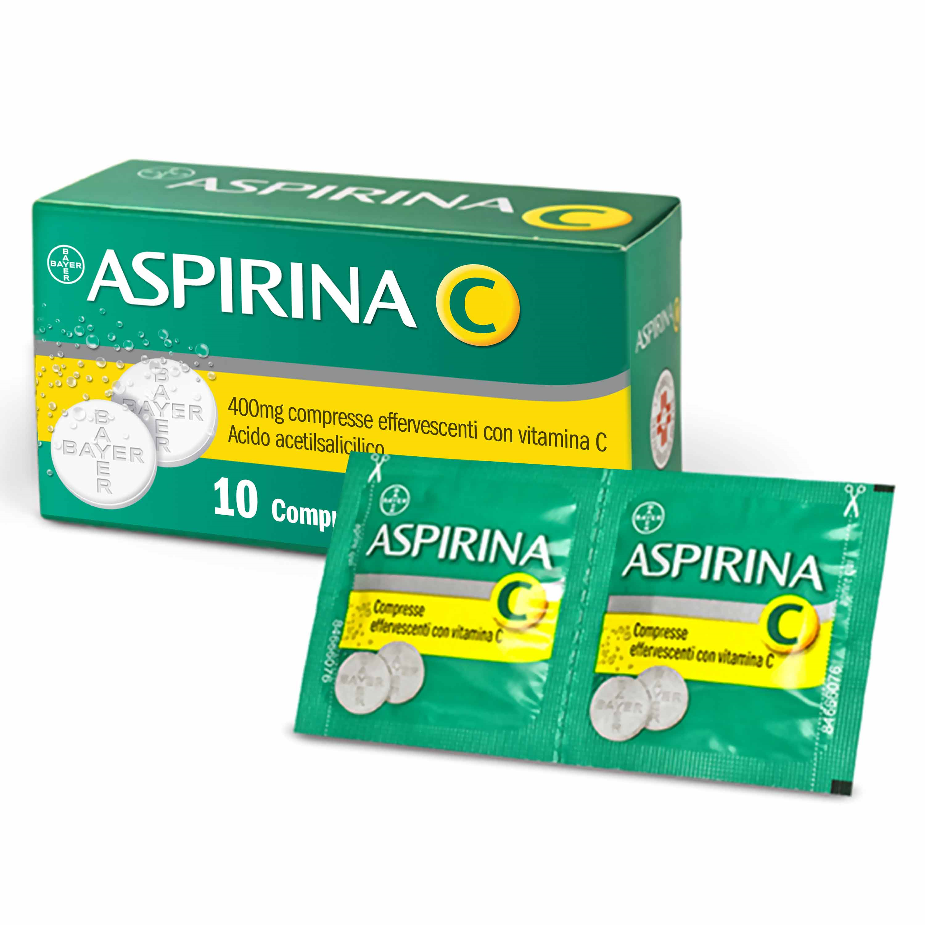 ASPIRINA C*10CPR EFF 400+240MG - Farmacia Nuova Dr.ssa Gabriella Catellani
