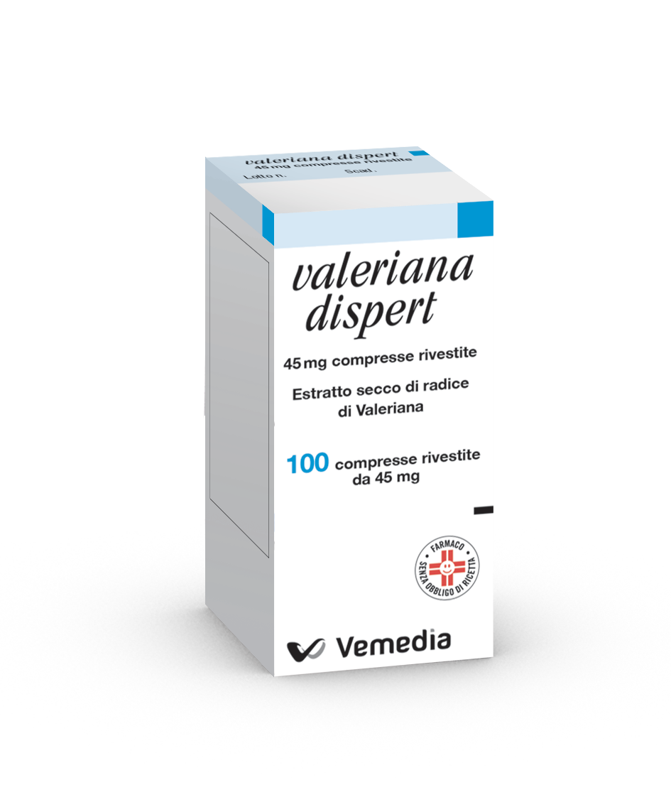 VALERIANA DISPERT*100CPR 45MG - Farmacia Nuova Dr.ssa Gabriella Catellani