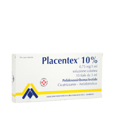 PLACENTEX*SOL CUT 10F 0,75MG - Farmacia Nuova Dr.ssa Gabriella Catellani