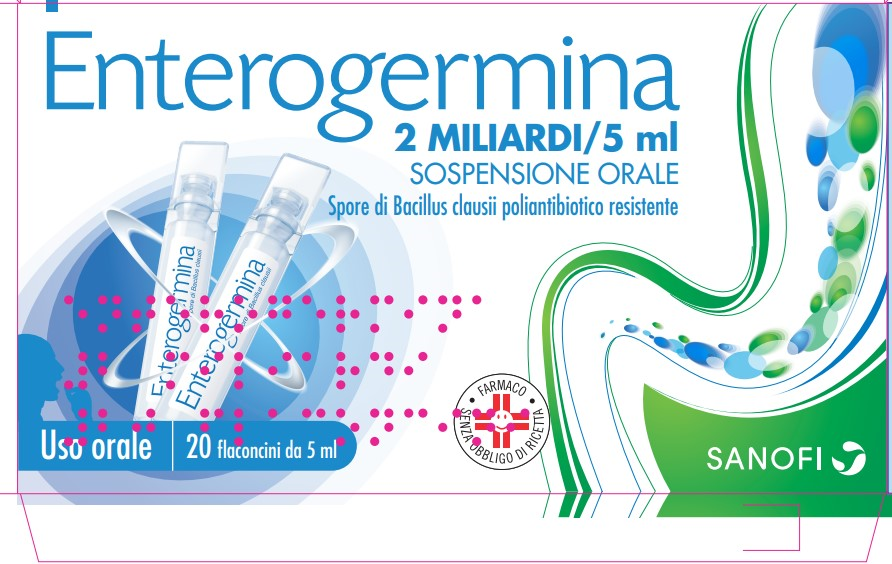 ENTEROGERMINA*OS 20FL 2MLD/5ML - Farmacia Nuova Dr.ssa Gabriella Catellani