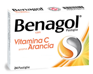 BENAGOL VIT C*24PAST ARANCIA - Farmacia Nuova Dr.ssa Gabriella Catellani