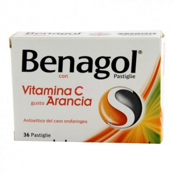 BENAGOL VIT C*36PAST ARANCIA - Farmacia Nuova Dr.ssa Gabriella Catellani
