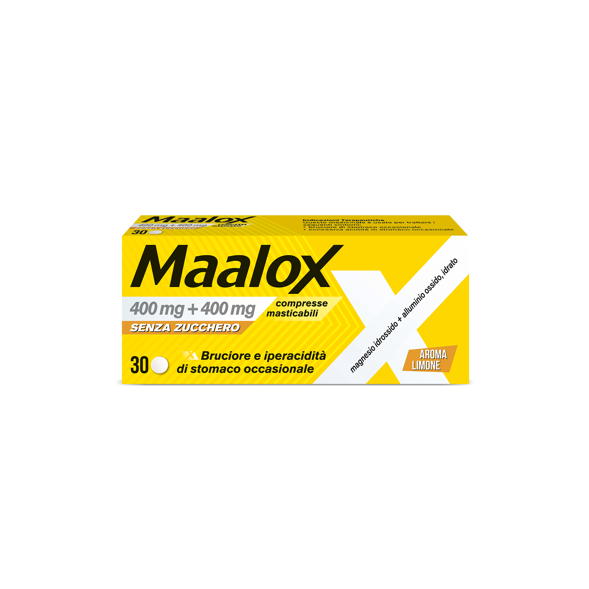 MAALOX*S/Z 30CPR LIMO400+400MG - Farmacia Nuova Dr.ssa Gabriella Catellani