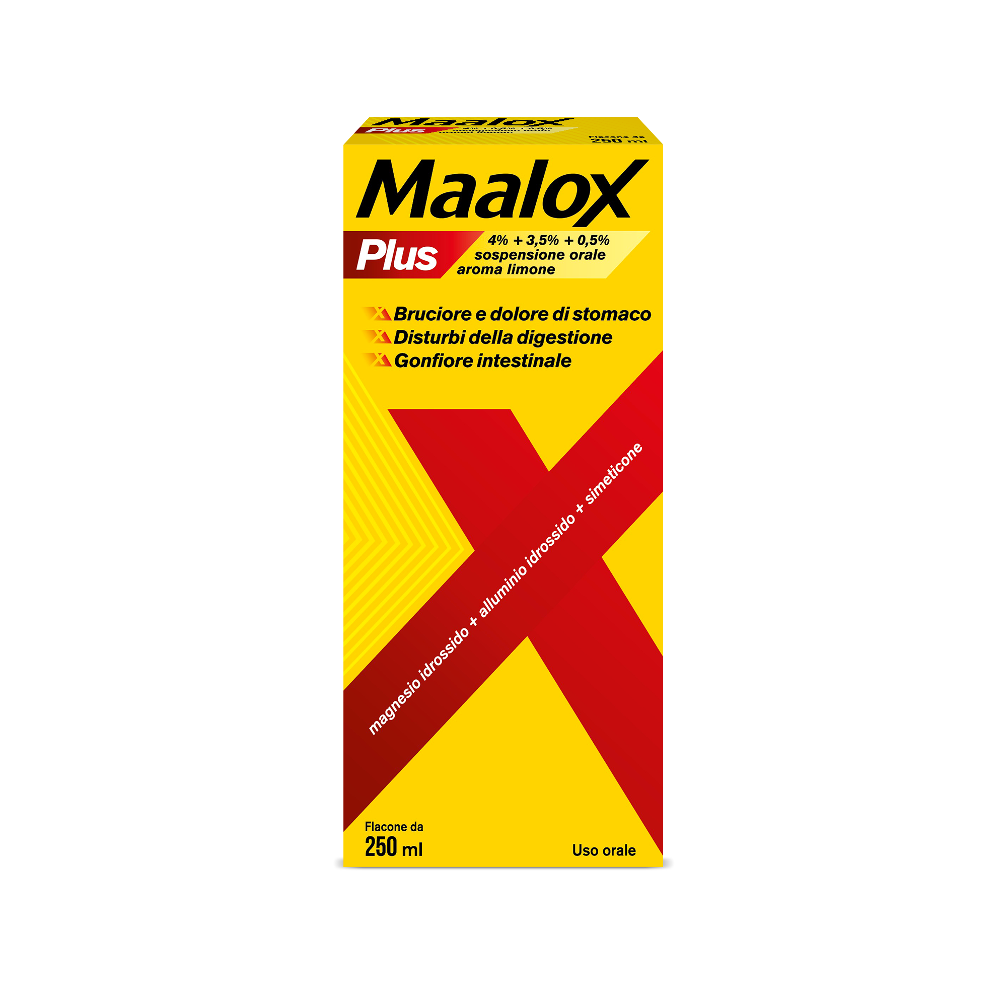 MAALOX PLUS*OS SOSP 4+3,5+0,5% - Farmacia Nuova Dr.ssa Gabriella Catellani
