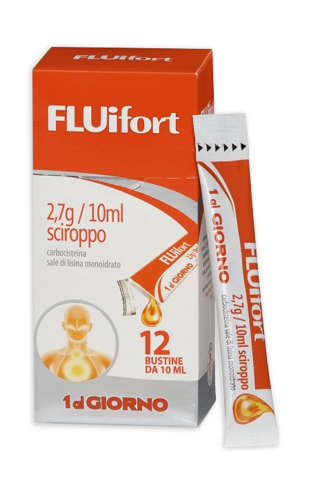 FLUIFORT*SCIR 12BUST 2,7G/10ML - Farmacia Nuova Dr.ssa Gabriella Catellani