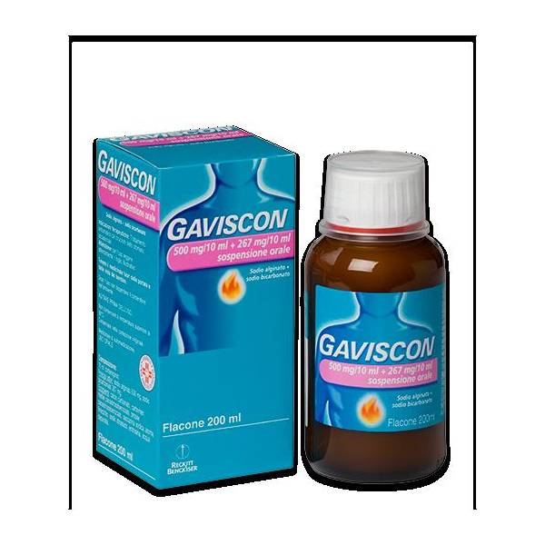 GAVISCON*OS 500MG+267MG/10ML - Farmacia Nuova Dr.ssa Gabriella Catellani