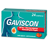 GAVISCON*24CPR FRAG250+133,5MG - Farmacia Nuova Dr.ssa Gabriella Catellani