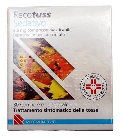 RECOTUSS SEDAT*30CPR MAST6,5MG - Farmacia Nuova Dr.ssa Gabriella Catellani
