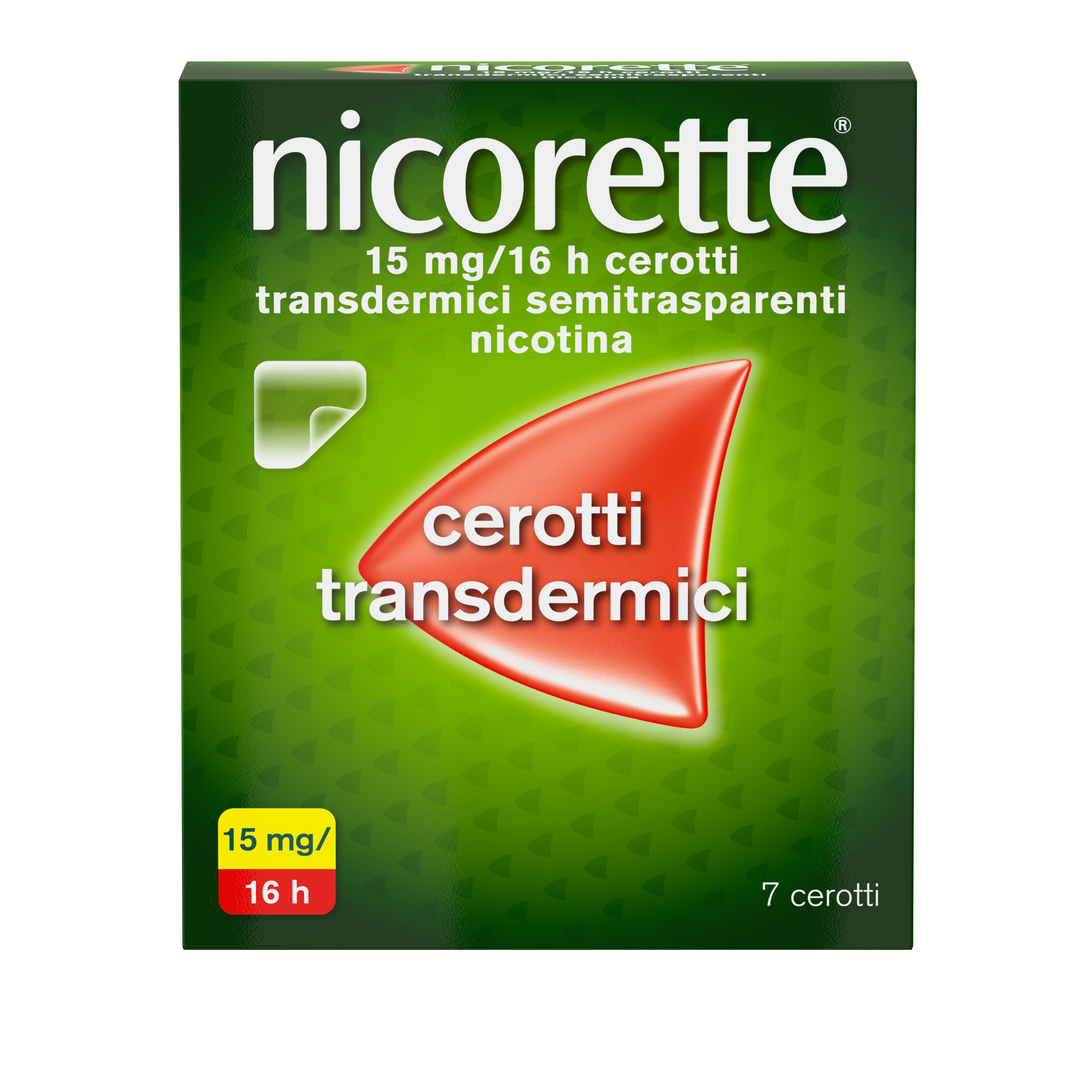 NICORETTE*7CER TRANSD 15MG/16H - Farmacia Nuova Dr.ssa Gabriella Catellani