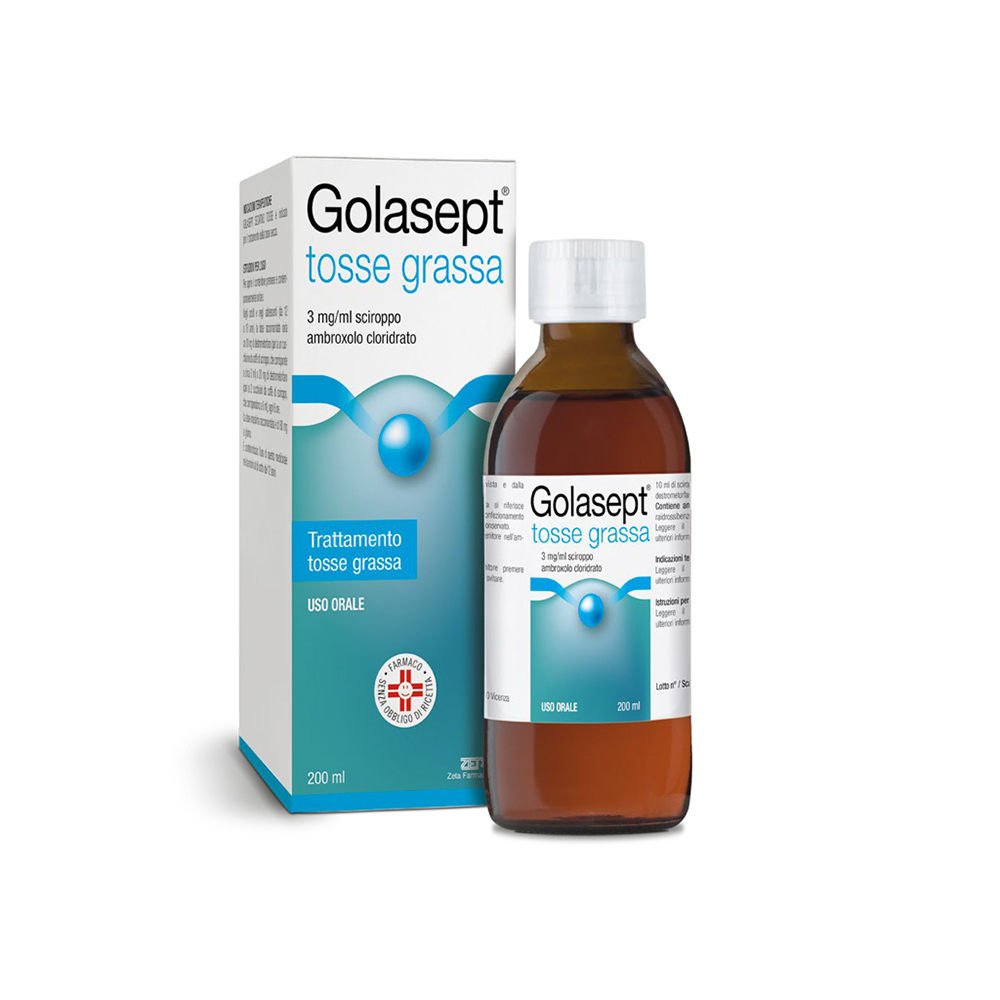 GOLASEPT TOSSE GRASSA*SCIR 200 - Farmacia Nuova Dr.ssa Gabriella Catellani