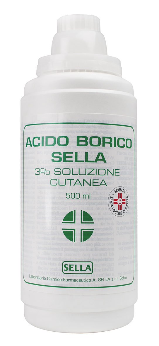 ACIDO BORICO SELLA*3% 500ML - Farmacia Nuova Dr.ssa Gabriella Catellani