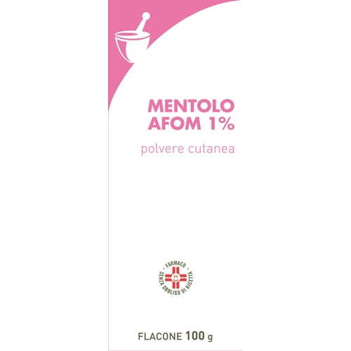 MENTOLO FARM*1% 100G POLV CUT - Farmacia Nuova Dr.ssa Gabriella Catellani