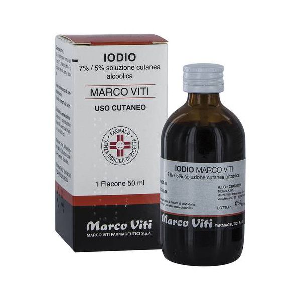 IODIO SOL ALCO I MV*50ML - Farmacia Nuova Dr.ssa Gabriella Catellani