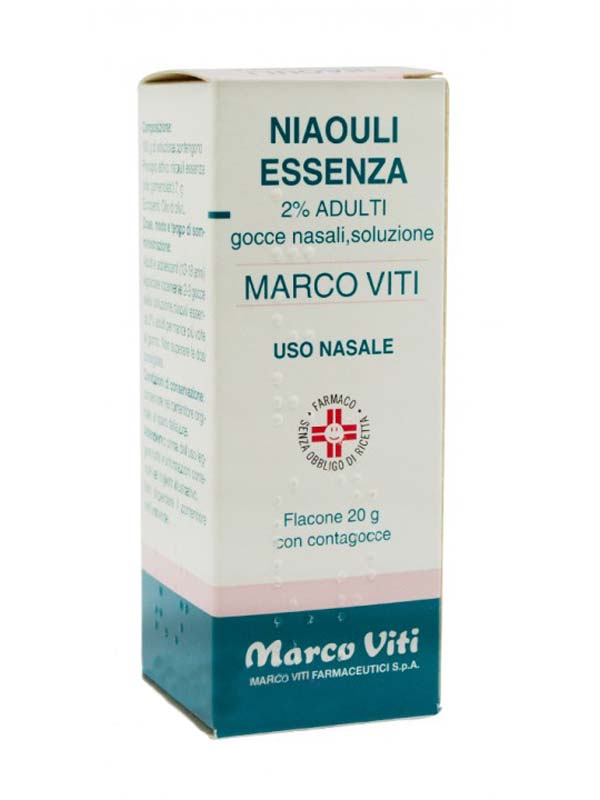 NIAOULI ESSENZA MV*2% GTT 20G - Farmacia Nuova Dr.ssa Gabriella Catellani