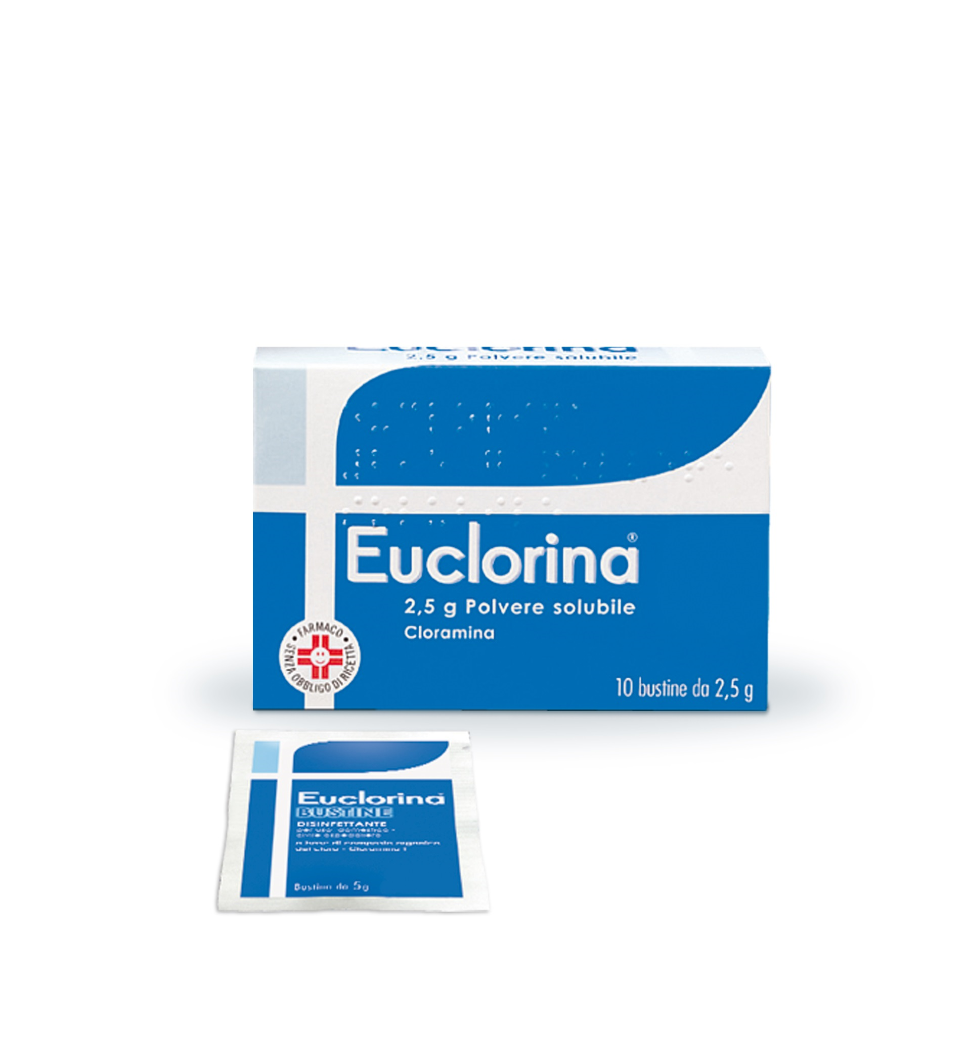 EUCLORINA*POLV SOL 10BUST 2,5G - Farmacia Nuova Dr.ssa Gabriella Catellani