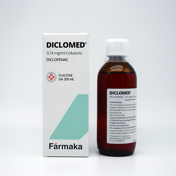 DICLOMED*COLLUT 1FL 200ML - Farmacia Nuova Dr.ssa Gabriella Catellani