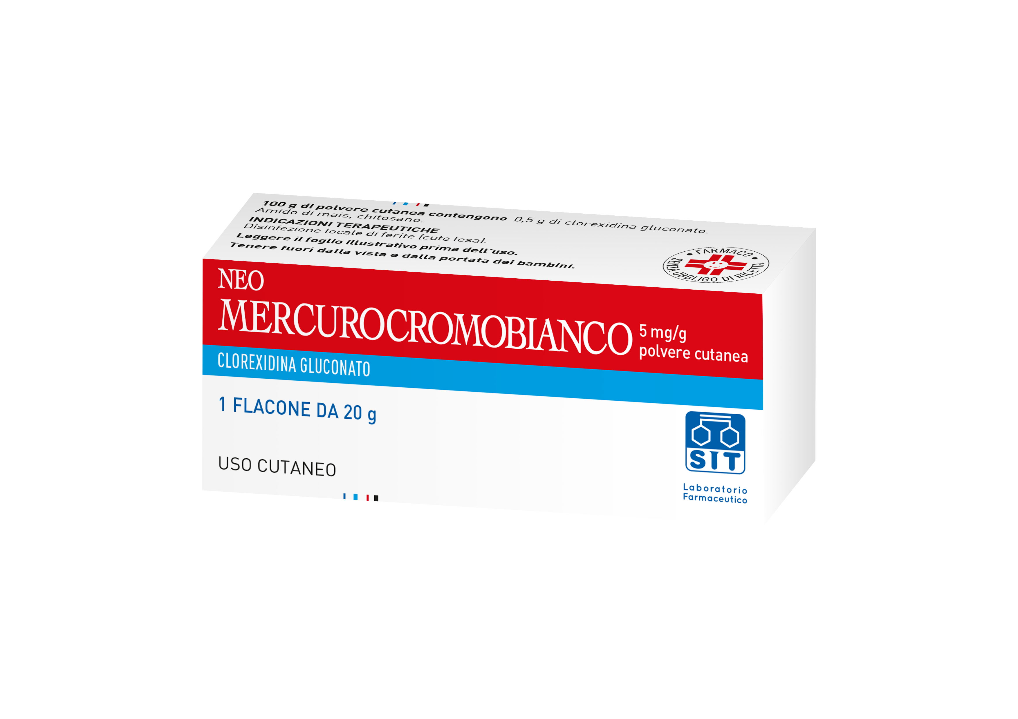 NEOMERCUROCROMO BIANCO*POLV20G - Farmacia Nuova Dr.ssa Gabriella Catellani