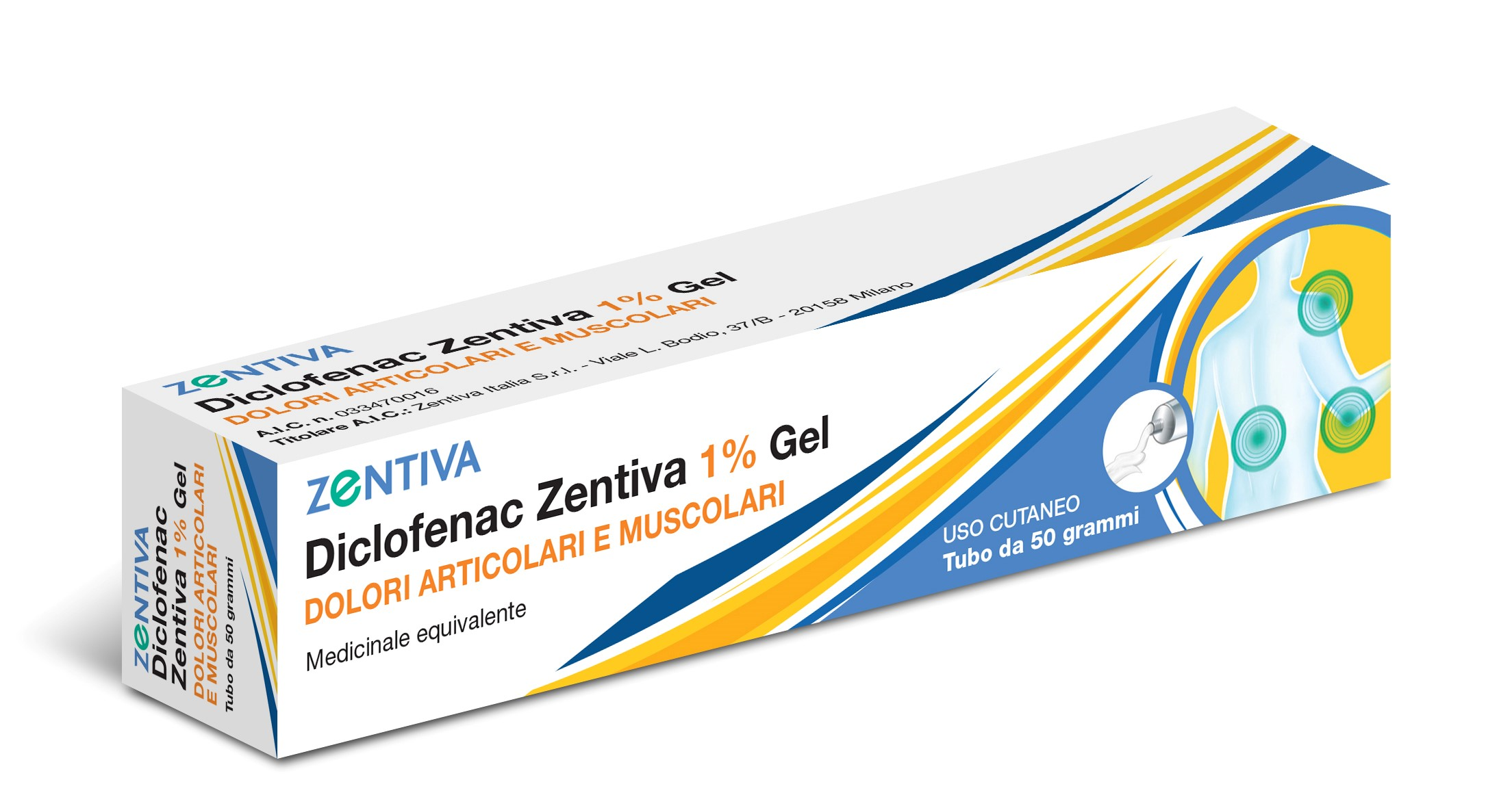 DICLOFENAC ZENTIVA*GEL 50G 1% - Farmacia Nuova Dr.ssa Gabriella Catellani