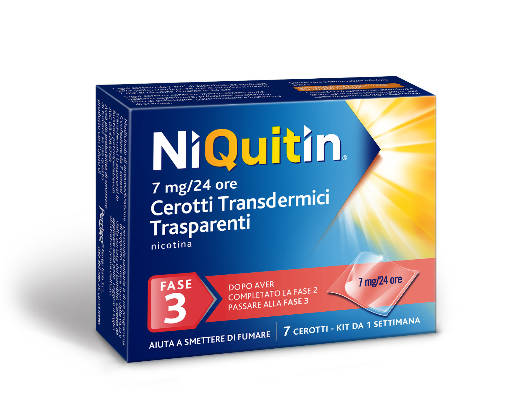 NIQUITIN*7CER TRANSD 7MG/24H - Farmacia Nuova Dr.ssa Gabriella Catellani