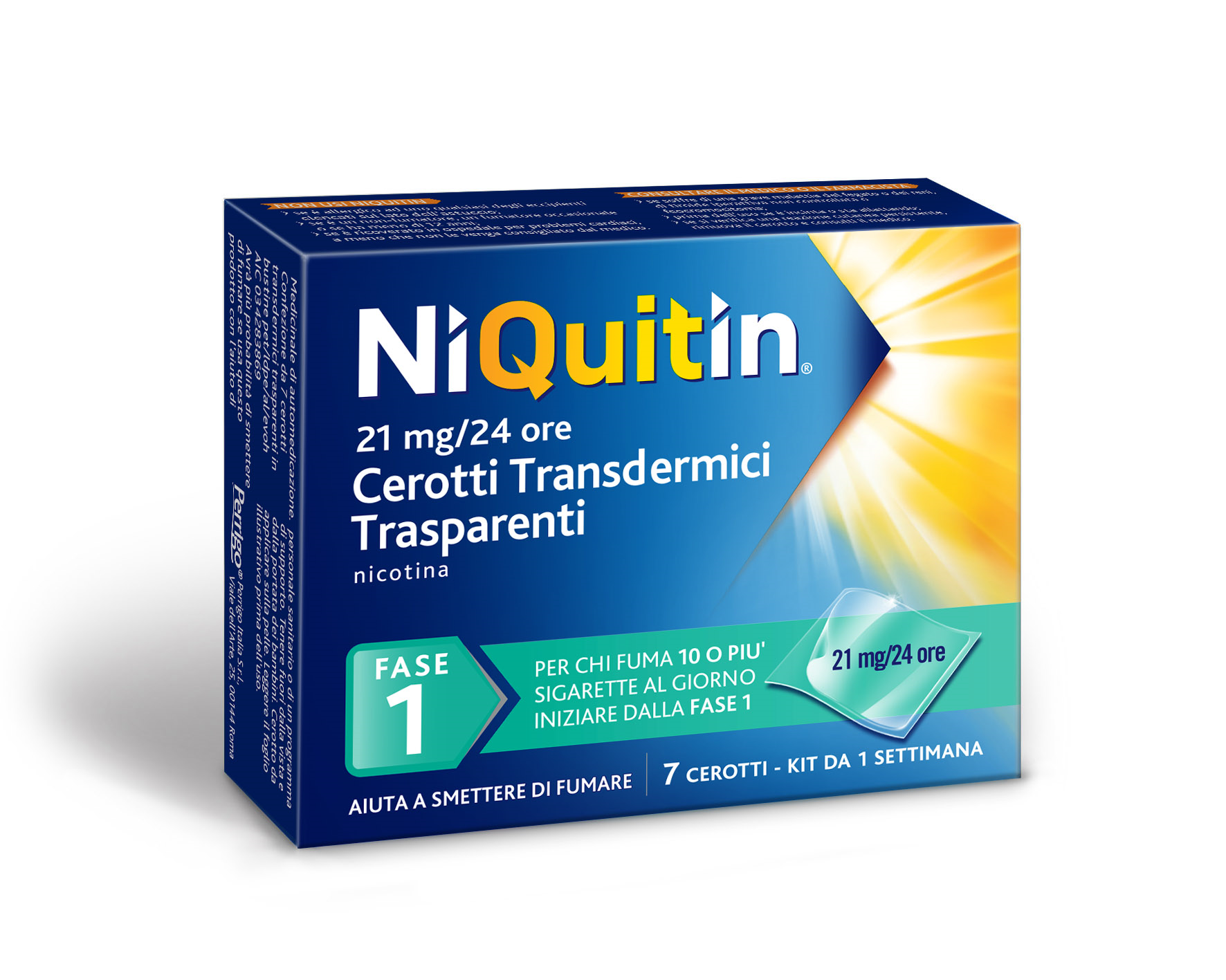 NIQUITIN*7CER TRANSD 21MG/24H - Farmacia Nuova Dr.ssa Gabriella Catellani