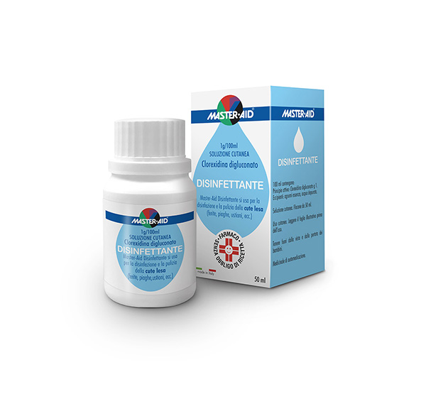 MASTER AID DISINF*SOLUZ 50ML - Farmacia Nuova Dr.ssa Gabriella Catellani