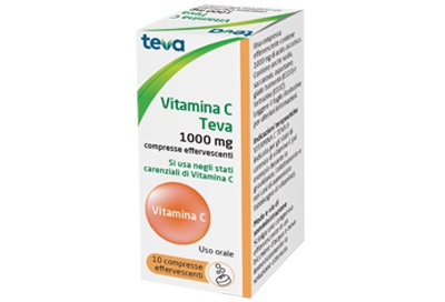 VITAMINA C TEVA*10CPR EFF 1G - Farmacia Nuova Dr.ssa Gabriella Catellani