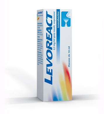 LEVOREACT*SPRAY NAS 10ML 0,5MG - Farmacia Nuova Dr.ssa Gabriella Catellani