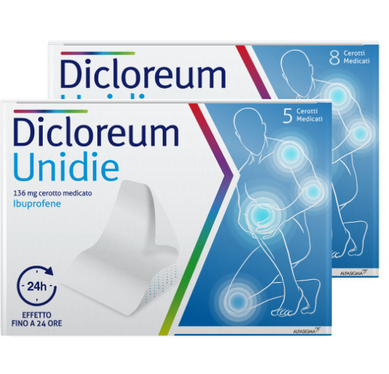 DICLOREUM UNIDIE*5CER 136MG24H - Farmacia Nuova Dr.ssa Gabriella Catellani