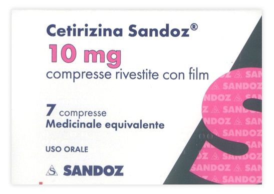 CETIRIZINA SAND*7CPR RIV 10MG - Farmacia Nuova Dr.ssa Gabriella Catellani