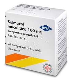SOLMUCOL MUCOLITICO*24CPR100MG - Farmacia Nuova Dr.ssa Gabriella Catellani