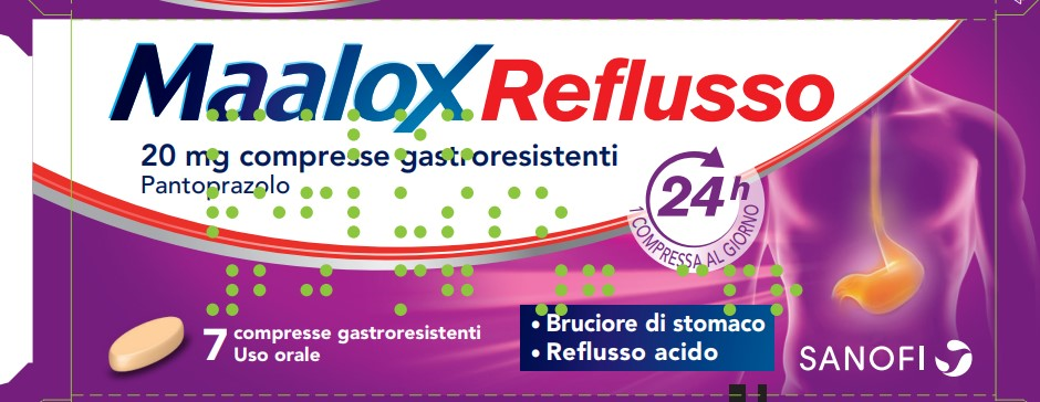 MAALOX REFLUSSO*7CPR 20MG - Farmacia Nuova Dr.ssa Gabriella Catellani