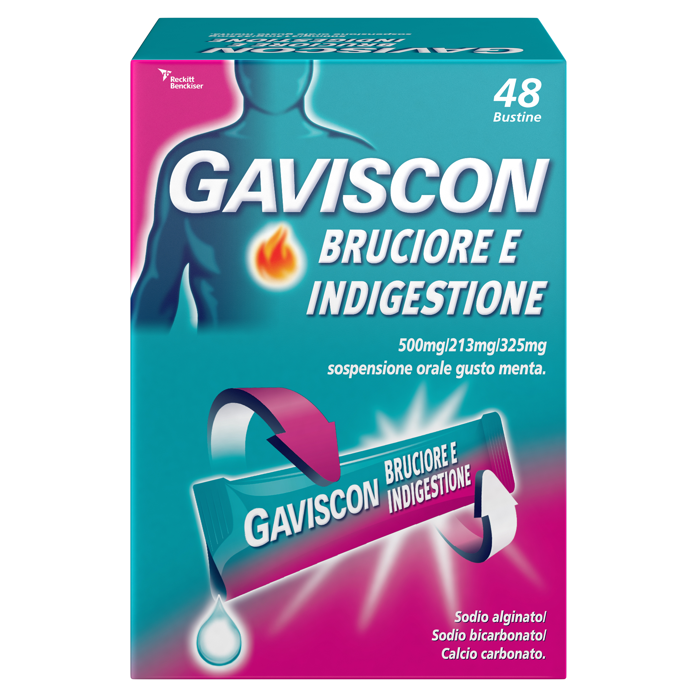GAVISCON BRUCIORE E INDIG*48BS - Farmacia Nuova Dr.ssa Gabriella Catellani