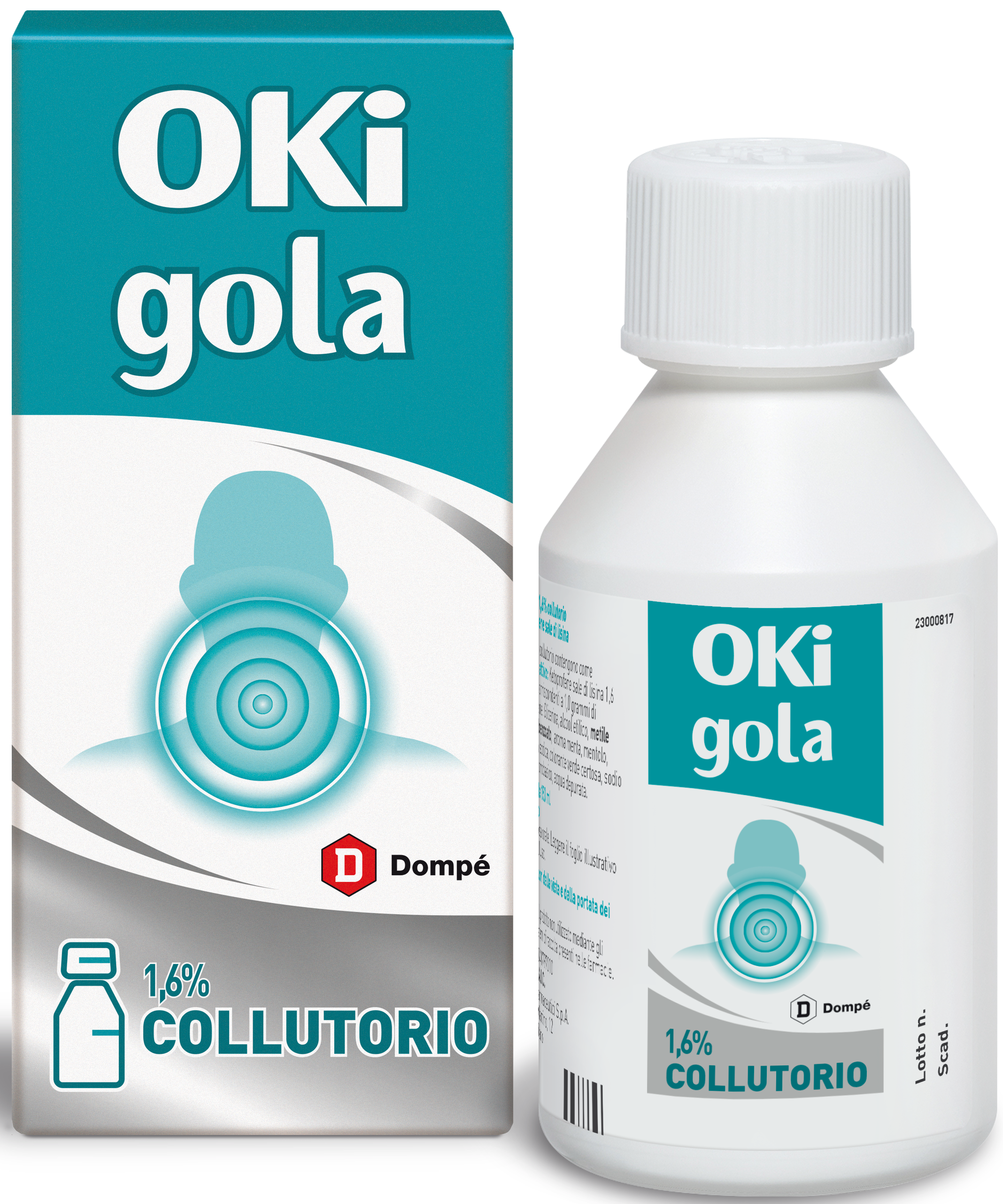 OKI GOLA*COLLUT 150ML 1,6% - Farmacia Nuova Dr.ssa Gabriella Catellani