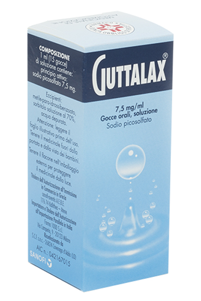 GUTTALAX*OS GTT 15ML 7,5MG/ML - Farmacia Nuova Dr.ssa Gabriella Catellani