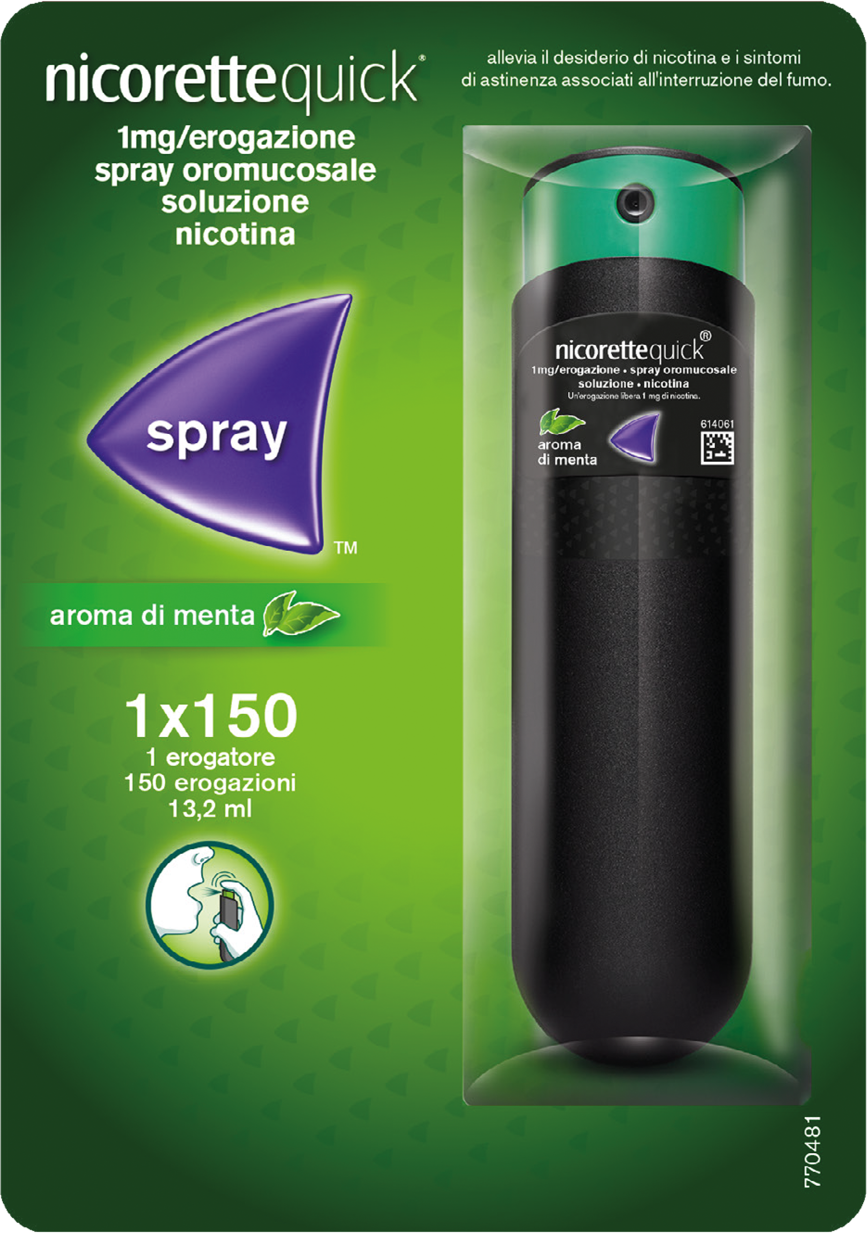 NICORETTEQUICK*SPRAY 1FL 150D - Farmacia Nuova Dr.ssa Gabriella Catellani