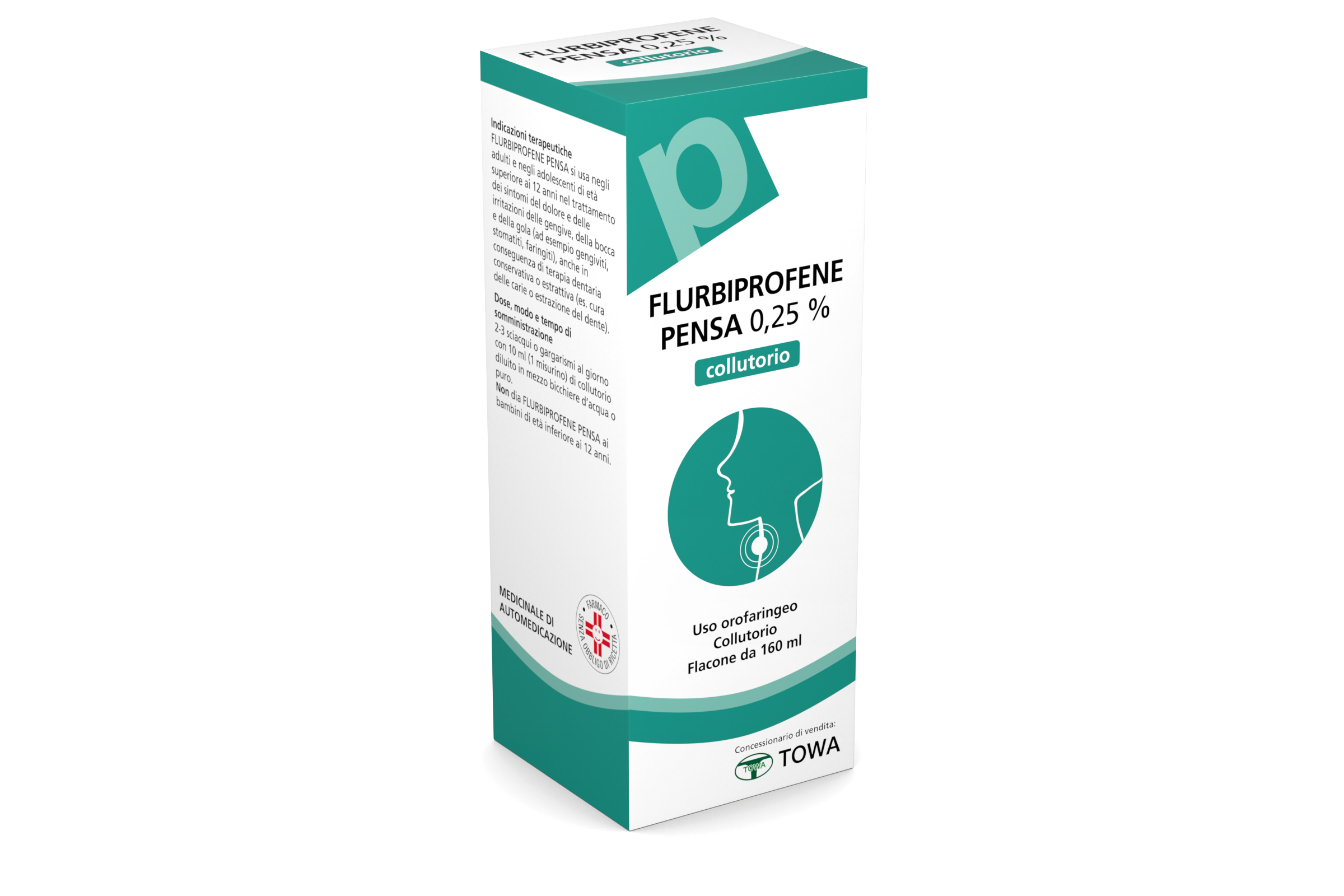 FLURBIPROFENE PE*COLLUT 160ML - Farmacia Nuova Dr.ssa Gabriella Catellani