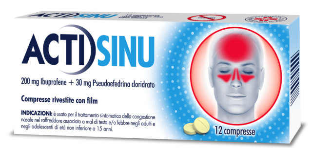 ACTISINU*12CPR 200MG+30MG - Farmacia Nuova Dr.ssa Gabriella Catellani