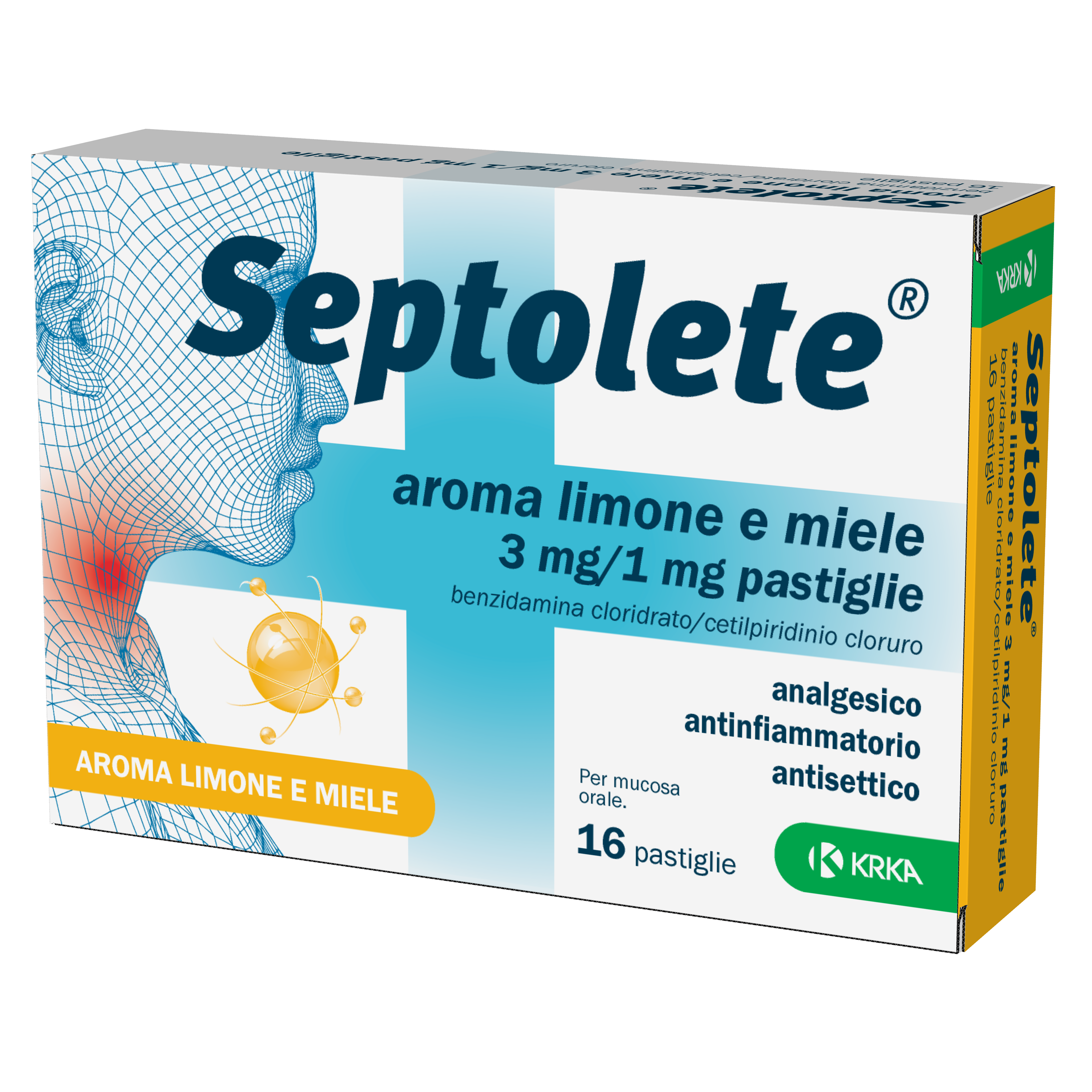 SEPTOLETE*16PAST 3+1MG LIM MIE - Farmacia Nuova Dr.ssa Gabriella Catellani