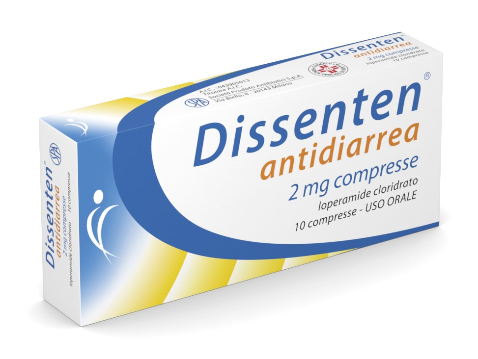 DISSENTEN ANTIDIARREA*10CPR2MG - Farmacia Nuova Dr.ssa Gabriella Catellani