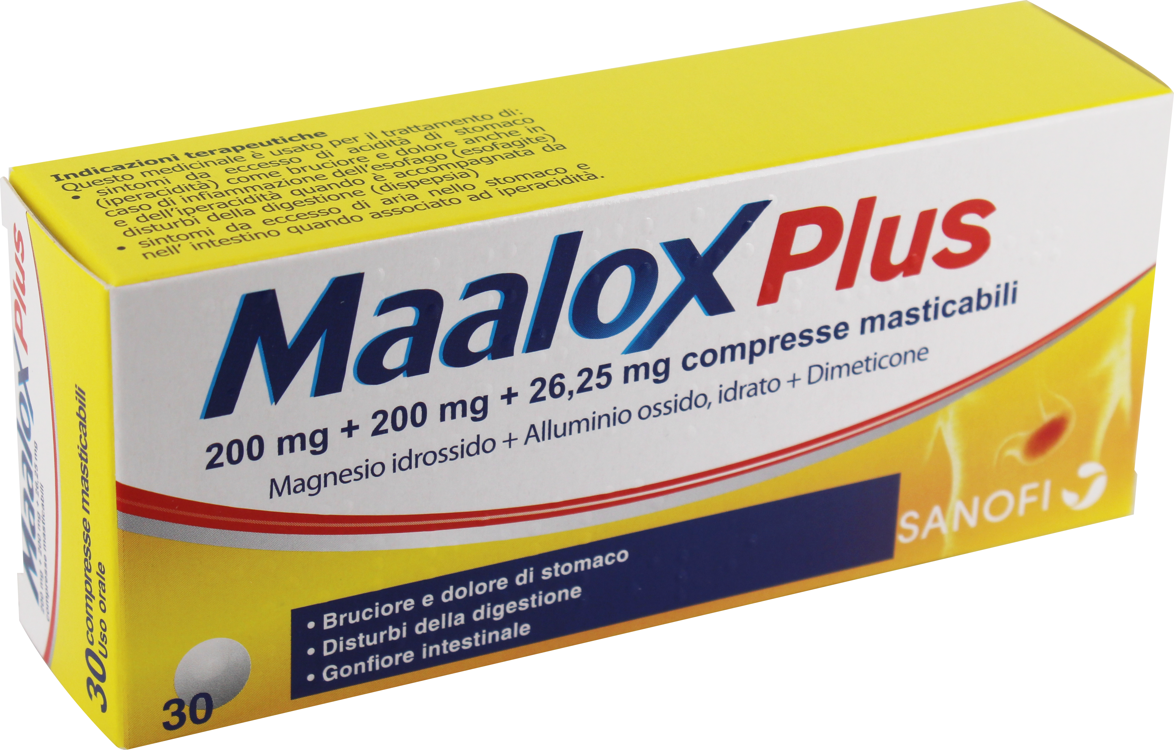 MAALOX PLUS*30CPR MAST - Farmacia Nuova Dr.ssa Gabriella Catellani