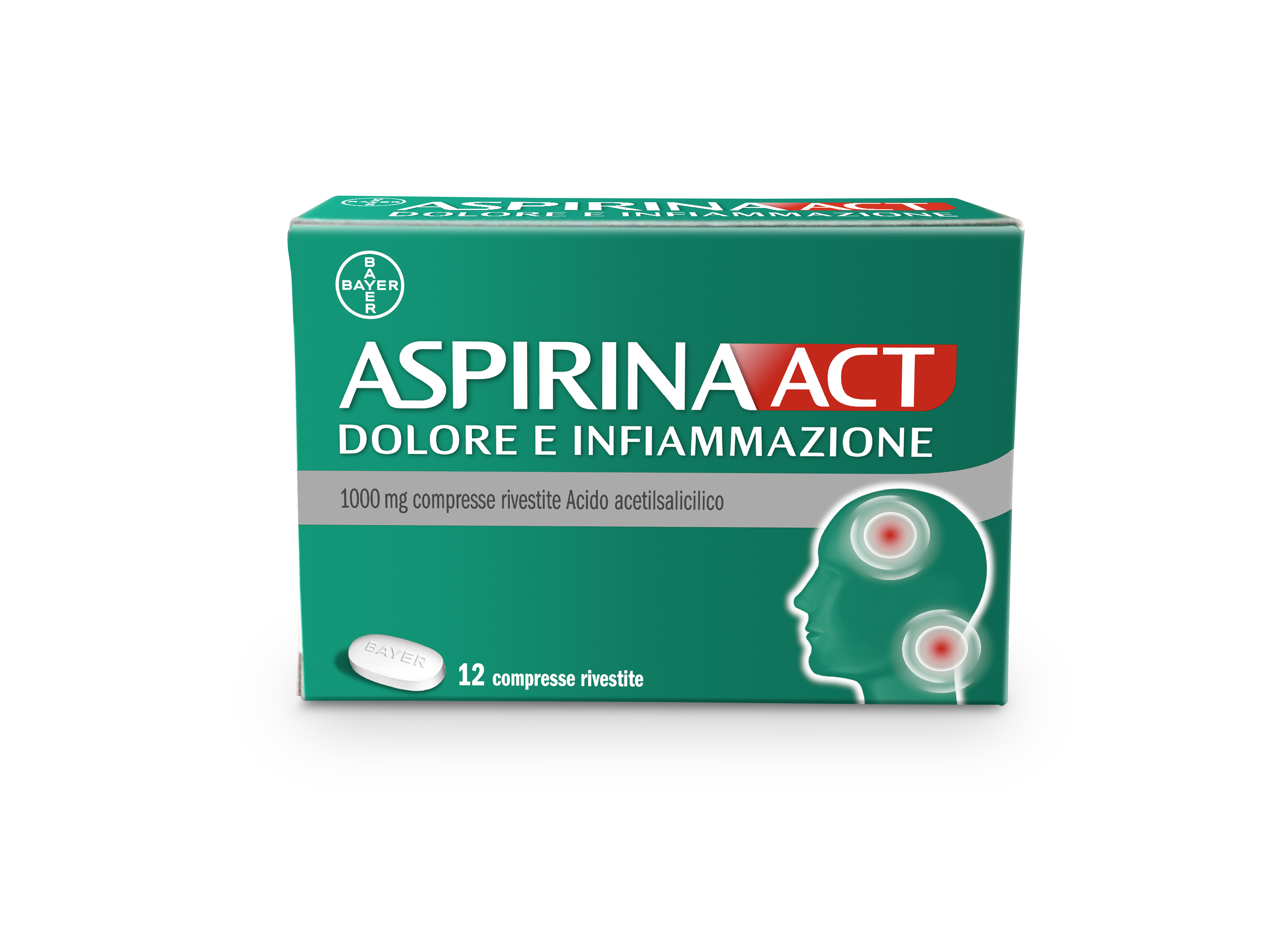 ASPIRINAACT DOL INF*12CPR 1G - Farmacia Nuova Dr.ssa Gabriella Catellani