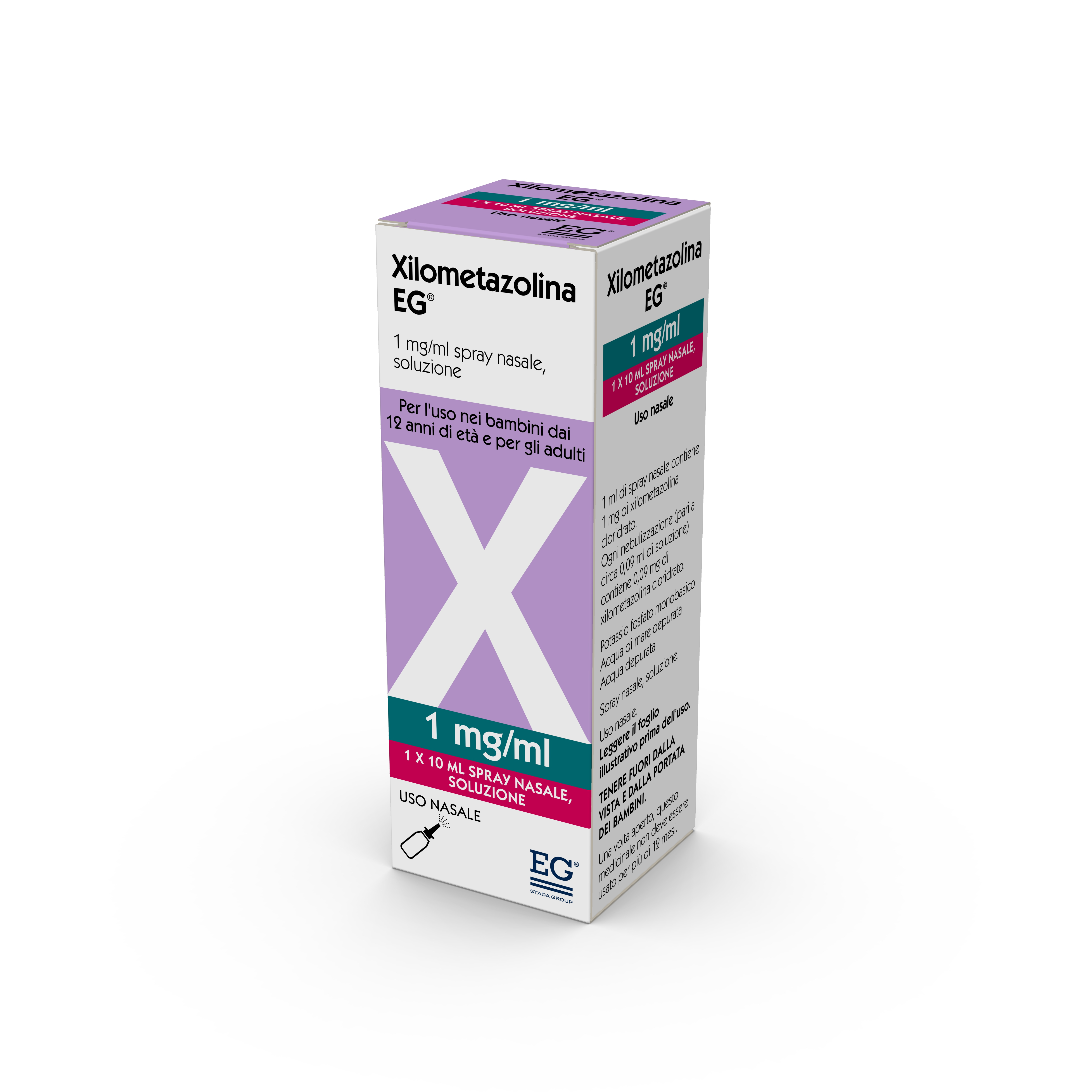 XILOMETAZOLINA EG*SPR10ML 10MG - Farmacia Nuova Dr.ssa Gabriella Catellani