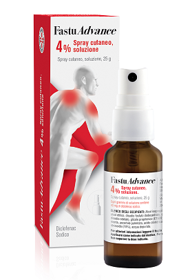 FASTUADVANCE*SPRAY 25G 4% - Farmacia Nuova Dr.ssa Gabriella Catellani