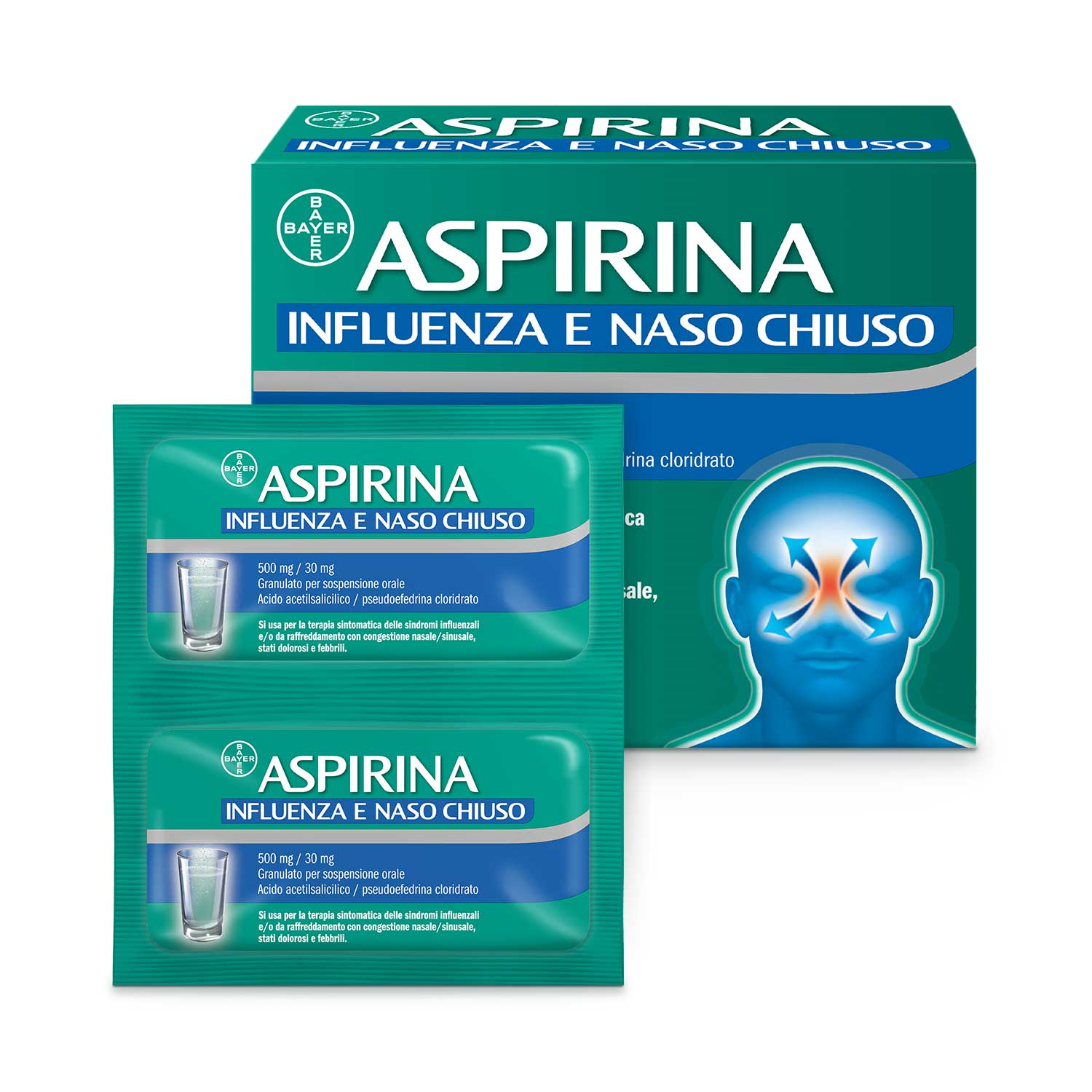 ASPIRINA INFLUENZA E NASO C*20 - Farmacia Nuova Dr.ssa Gabriella Catellani