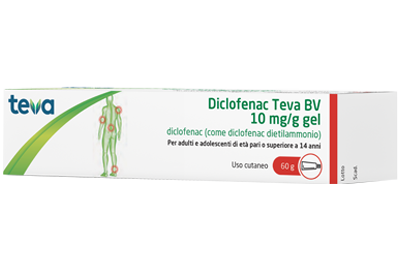 DICLOFENAC TEVA*GEL 60G 10MG/G - Farmacia Nuova Dr.ssa Gabriella Catellani