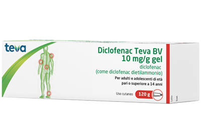 DICLOFENAC TEVA*GEL120G 10MG/G - Farmacia Nuova Dr.ssa Gabriella Catellani