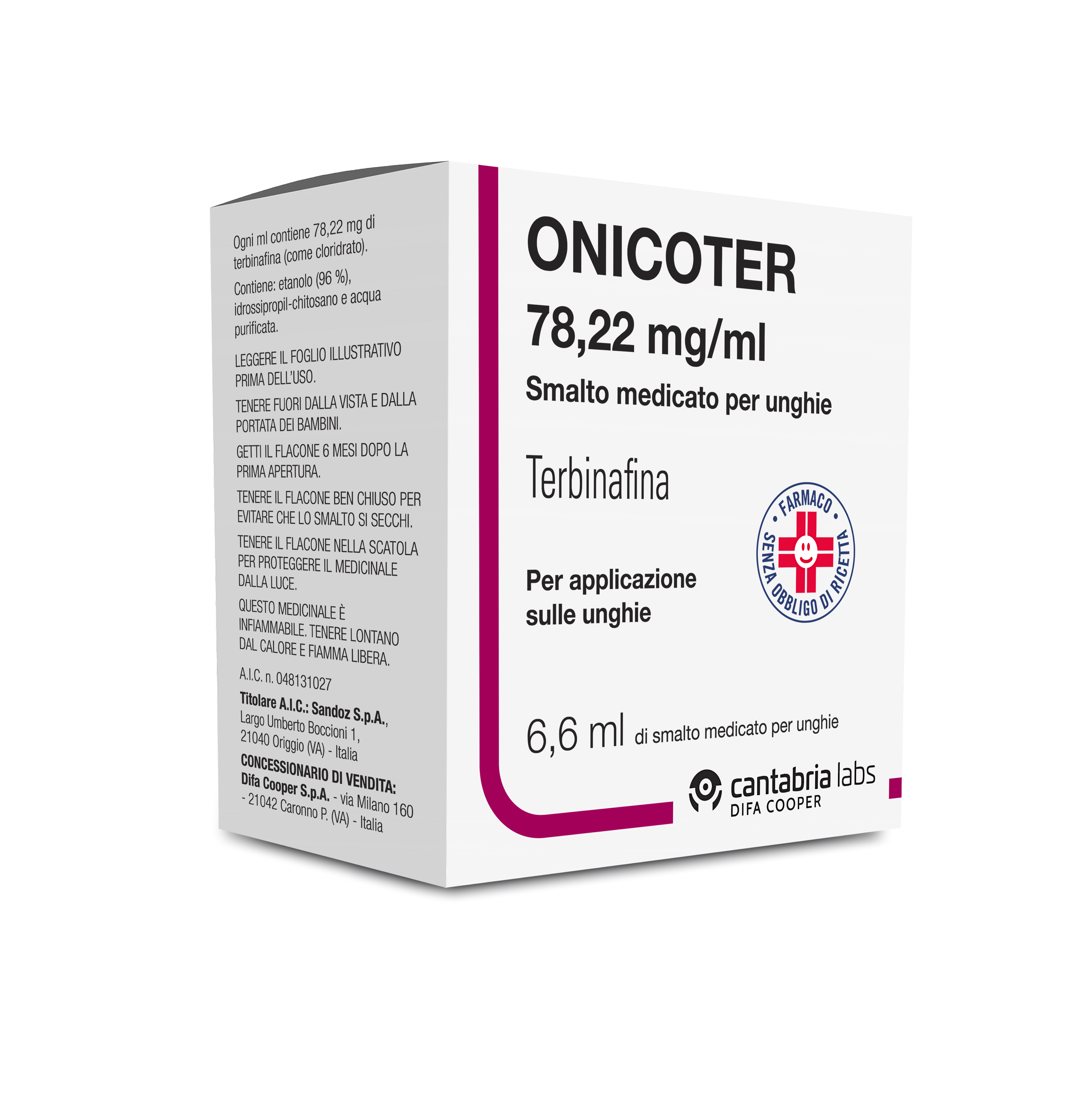 ONICOTER*SMALTO MED 1FL 6,6ML - Farmacia Nuova Dr.ssa Gabriella Catellani